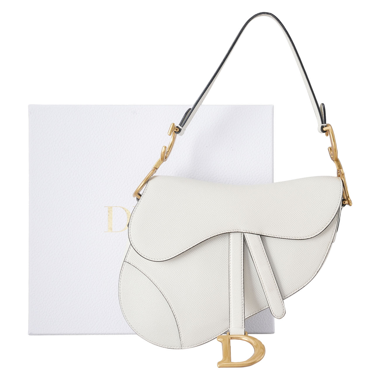 CHRISTIAN DIOR(USED)디올 새들 미디움 백